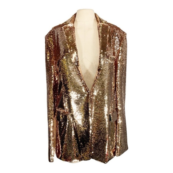 Any Old Iron Jackets & Blazers - Any Old Iron Sequin Blazer Jacket Size Large